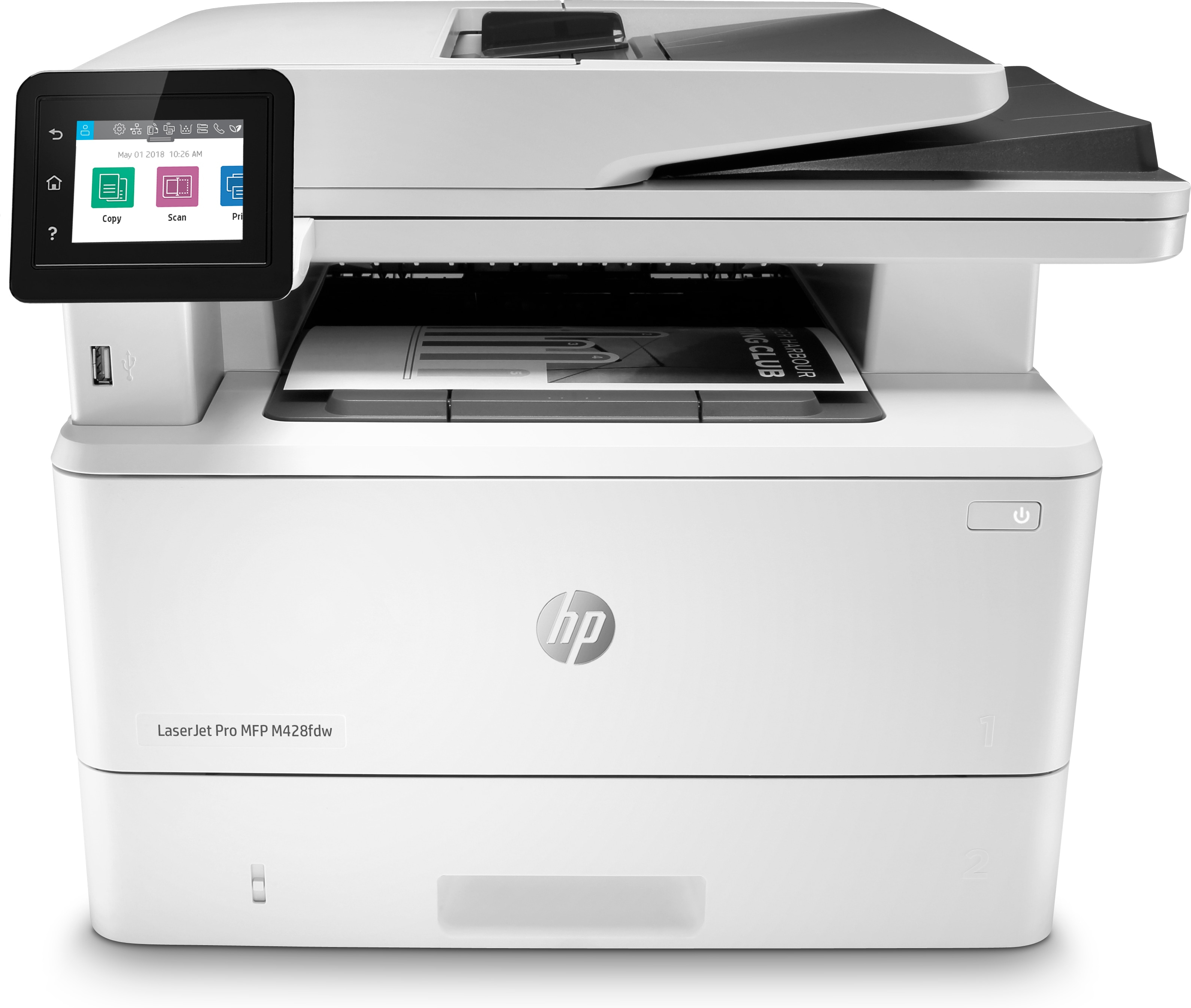 Image of HP LaserJet Pro MFP M428fdw, Print, Copy, Scan, Fax, Email, Scan...