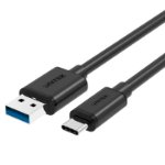 UNITEK Y-C474BK USB cable USB 3.2 Gen 1 (3.1 Gen 1) 1 m USB A USB C Black