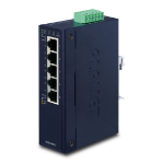 PLANET IGS-501T network switch Unmanaged Gigabit Ethernet (10/100/1000) Blue