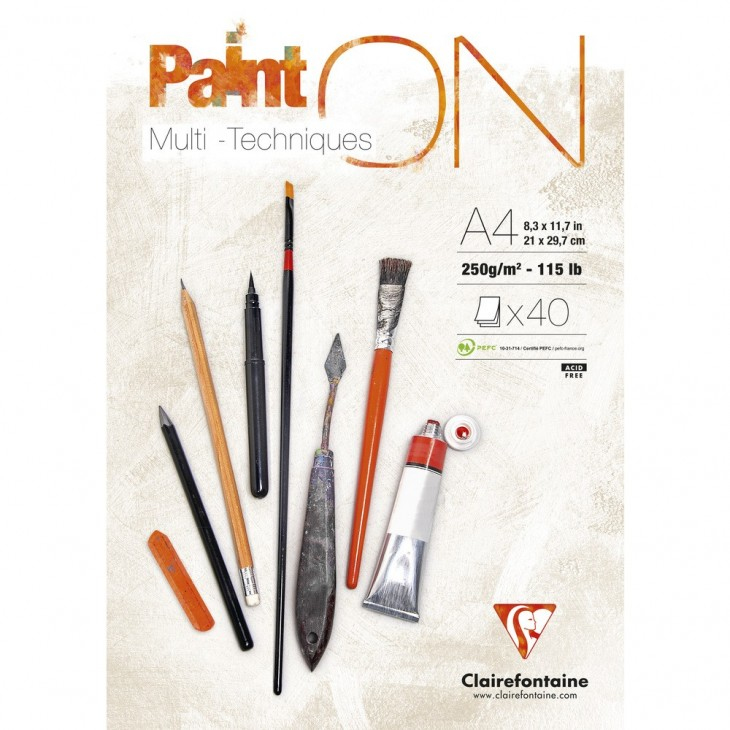 Image of Clairefontaine 96537C art paper 40 sheets