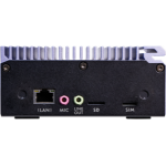 Shuttle Edge PC SPCEL12 , Intel Celeron J6412 , 2x HDMI, 1x DP, 2x 2.5G LAN, 1x DDR4, 1x Micro SD card reader, 1x Nano SIM slot, 3x USB, 2x M.2 (SATA), 12-20V, fanless, 24/7, incl. VESA mount
