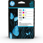 HP 6ZC65AE/950/951 Ink cartridge multi pack Bk,C,M,Y 24ml + 3x8ml Pack=4 for HP OfficeJet Pro 8100/8610/8620