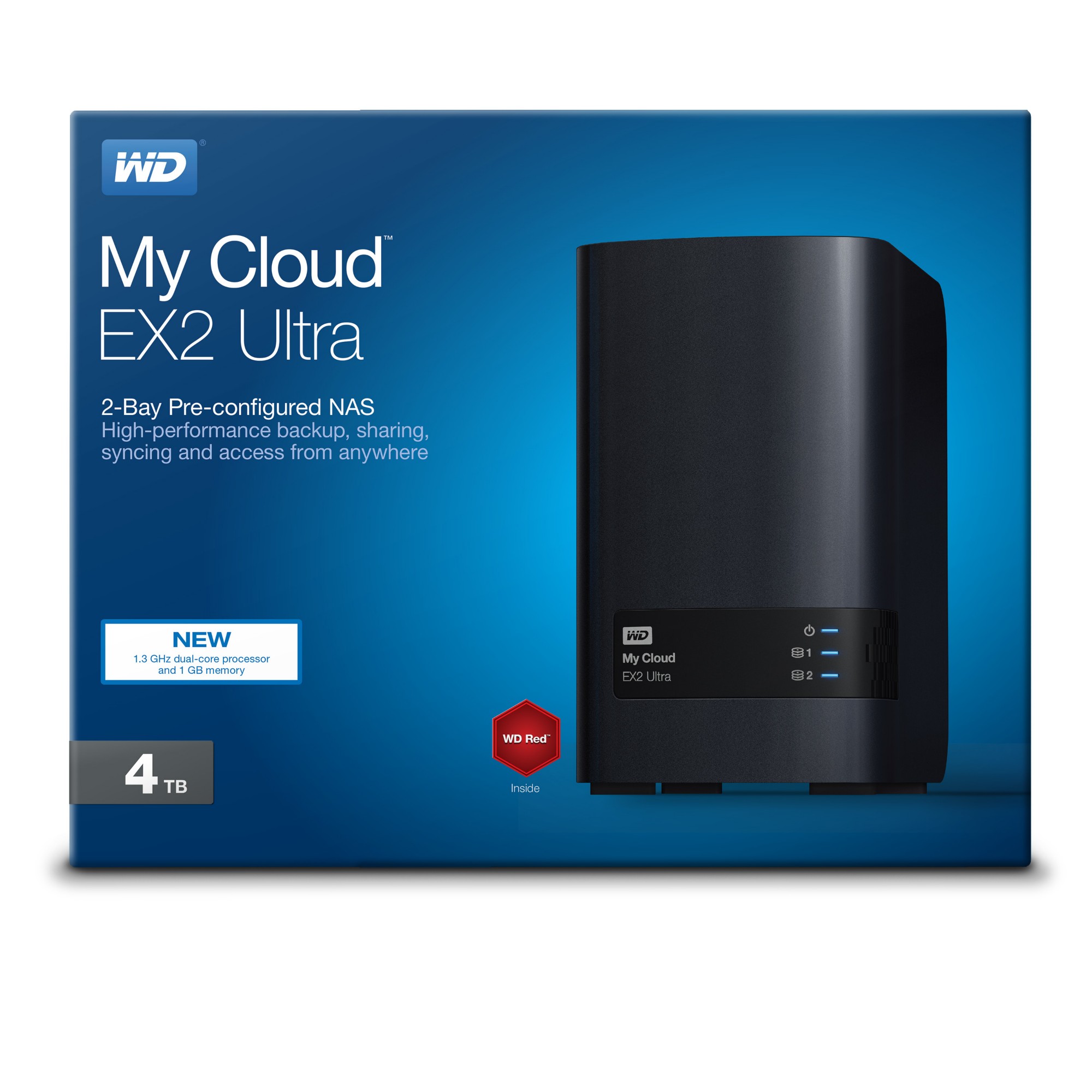 Western Digital My Cloud EX2 Ultra NAS Desktop Ethernet LAN Black