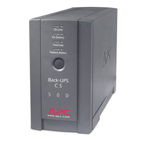 APC BK500BLK 500VA / 300W 120V Line-Interactive Tower UPS APC BK500BLK 500VA / 300W 120V Line-Interactive Tower UPS