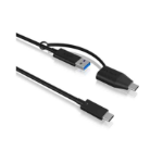 ICY BOX IB-CB034 1m TYPE-C® TO USB TYPE-A & TYPE-C® CABLE ICYBOX