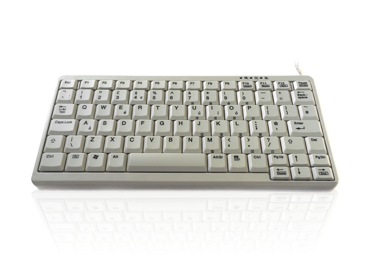 K82A keyboard Universal USB + PS/2 QWERTY UK English White
