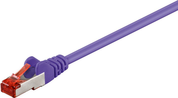 Image of Microconnect SSTP605P networking cable Purple 5 m Cat6 S/FTP (S-STP)