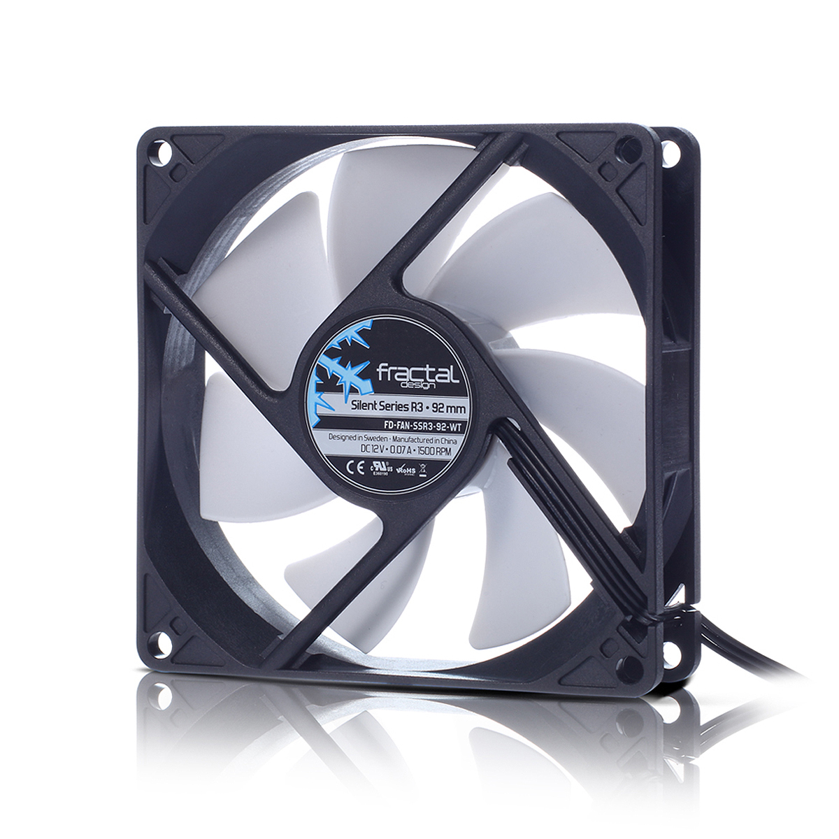 Image of Fractal Design Silent Series R3 92mm Computer case Fan 9.2 cm...