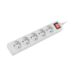 Lanberg PS1-05E-0150-W power extension 1.5 m 5 AC outlet(s) Indoor White