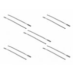 DeLOCK 018966 cable tie Beaded cable tie Polyamide Black 10 pc(s)