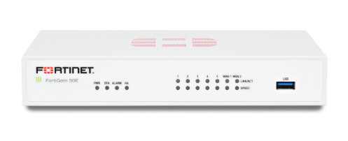 Fortinet FortiGate 50E hardware firewall 2.5 Gbit/s