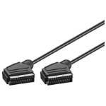 Microconnect AVPP1 SCART-kabel 1,5 m SCART (21-pin) Zwart