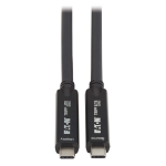 Eaton U420F-10M Thunderbolt cable 393.7" (10 m) 10 Gbit/s Black