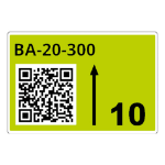 Brother LTZ17090FQR self-adhesive label Rectangle Green