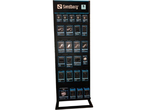 Sandberg Alu Slatwall Display 2-sided