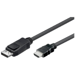 4XEM 4XDPMHDMIM10FT video cable adapter 120" (3.05 m) DisplayPort HDMI Type A (Standard) Black