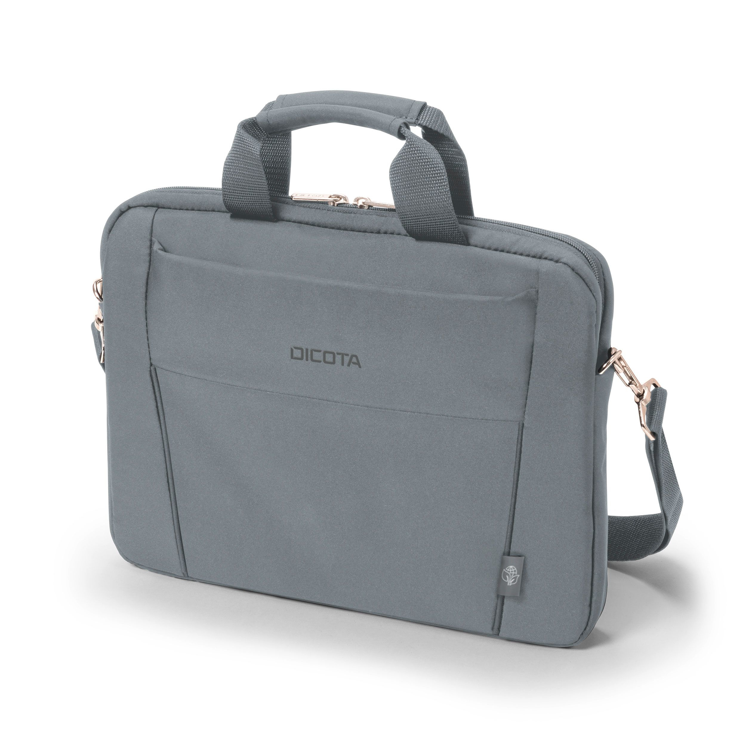 Image of DICOTA Eco Slim Case BASE notebook case 35.8 cm (14.1") Briefcase Grey