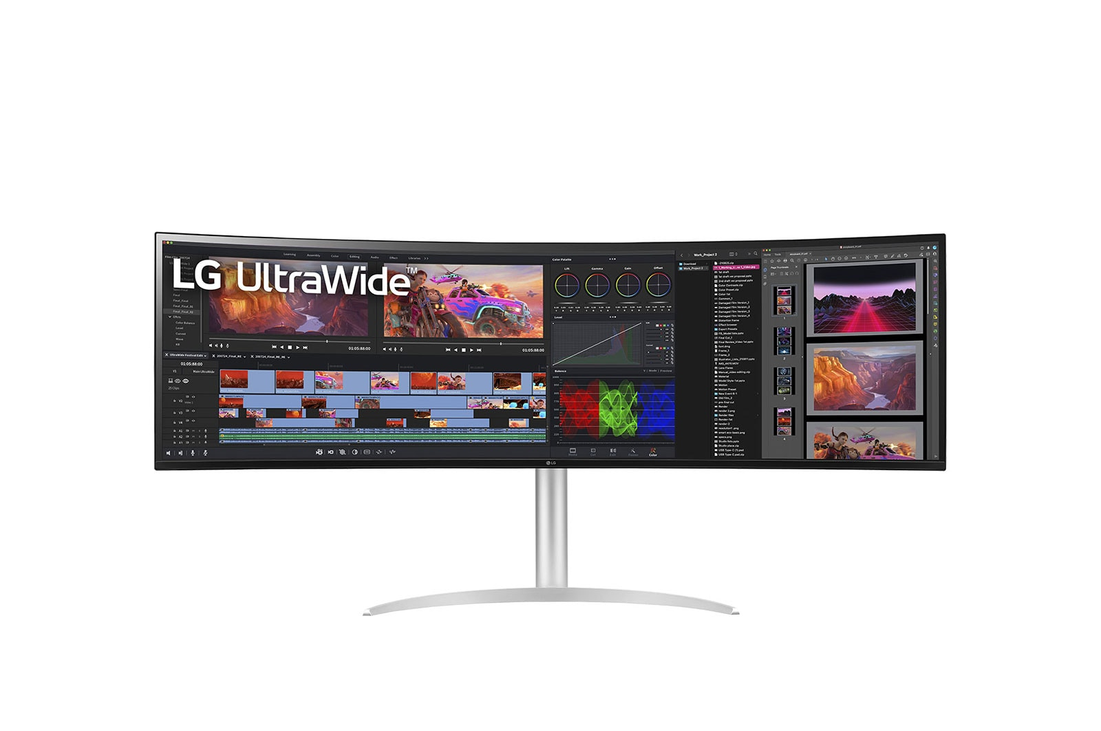 LG 49WQ95X-W computer monitor 124.5 cm (49") 5120 x 1440 pixels...