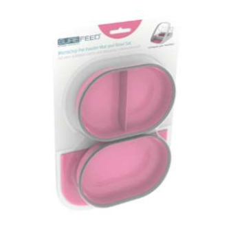 Image of Segula 70952 - Cat - Plastic - Pink - Pet combination feeder &...