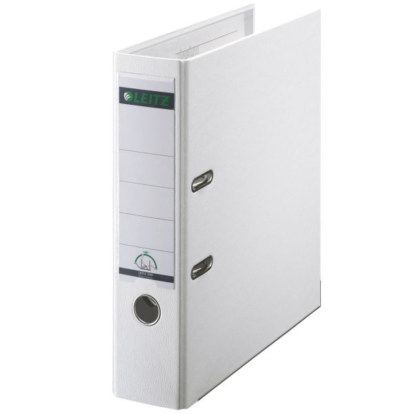 Image of Leitz 180° Plastic Lever Arch File ring binder A4 White