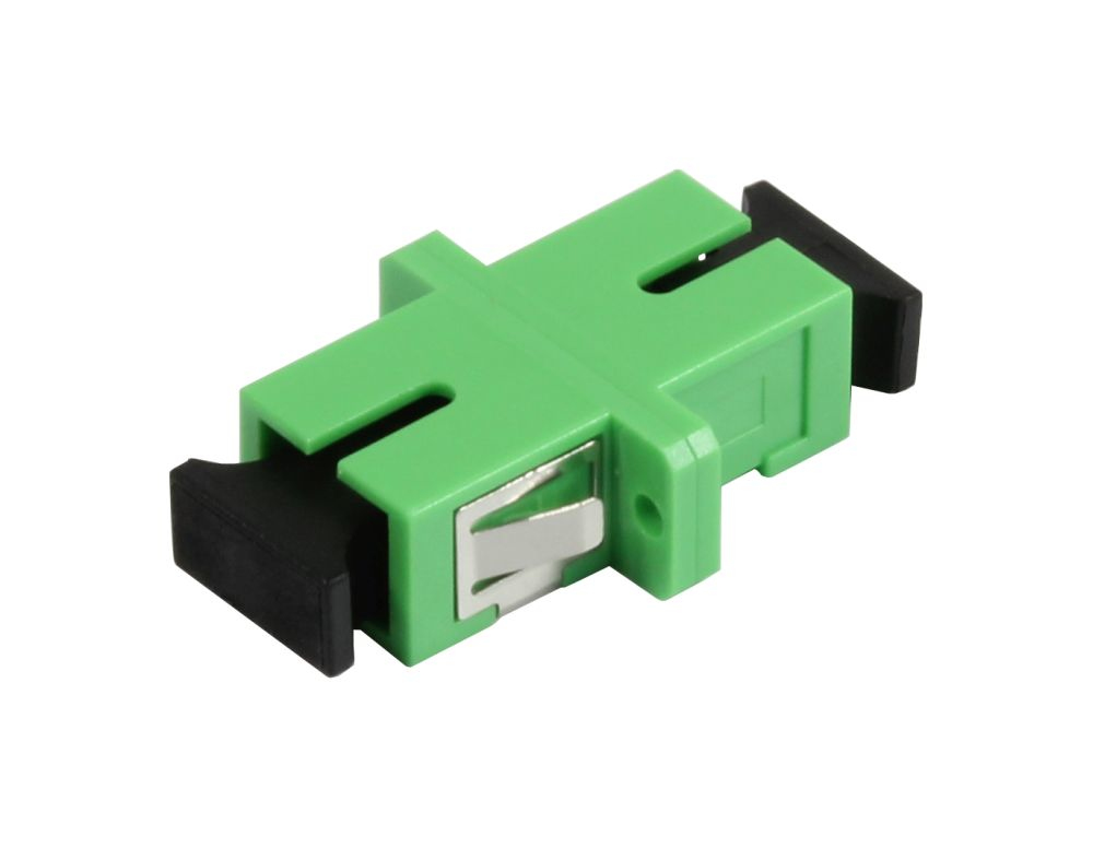 EU Product - LWL Kupplung SC APC -Buchse/SC -Buchse 9/125u Singlemode simplex PVC - Monomode fiber thumbnail