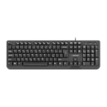 NATEC KEYBOARD TROUT SLIM USB CZ/SK LAYOUT BLACK