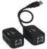 Image of Microconnect USB CAT5e UTP 60m Network transmitter & receiver Black