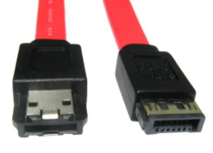 Cables Direct 88RB-451 SATA cable 1 m eSATA SATA 7-pin Red