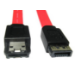 Cables Direct 88RB-451 SATA cable 1 m eSATA SATA 7-pin Red