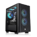 Thermaltake Versa H16 TG ARGB Micro Tower Black