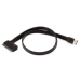 Monoprice 8492 SATA cable 19.7" (0.5 m) eSATAp SATA 22-pin Black