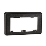 Panduit MFFPEBL wall plate/switch cover Black