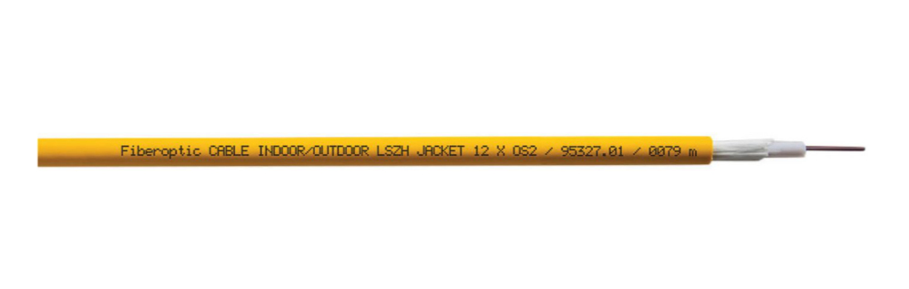 Lanview LVO232552-100 InfiniBand/fibre optic cable 100 m Yellow