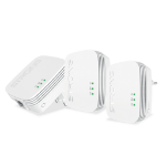 Strong Powerline 600 Triple Pack Mini 600 Mbit/s Ethernet LAN White 3 pc(s)