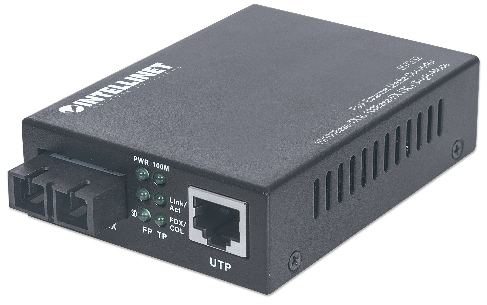 Photos - Media Converter INTELLINET Fast Ethernet Single Mode , 10/100Base-Tx to 507 