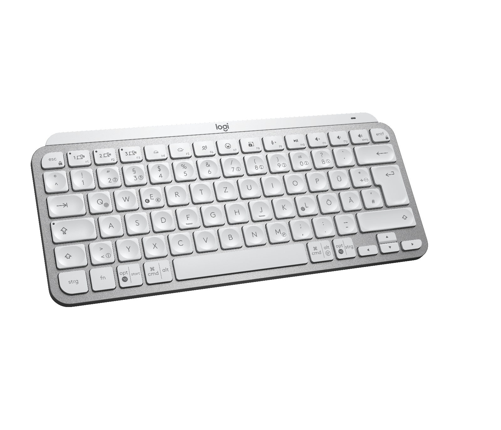 Logitech MX Keys Mini teclado RF inal mbrico bluetooth Aluminio