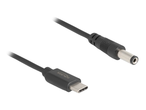 DeLOCK USB Type-C Power Cable to DC 5.5 x 2.1 mm male 1 m