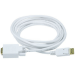 Monoprice Displayport/VGA, 3.048 m 120" (3.05 m) VGA (D-Sub) White