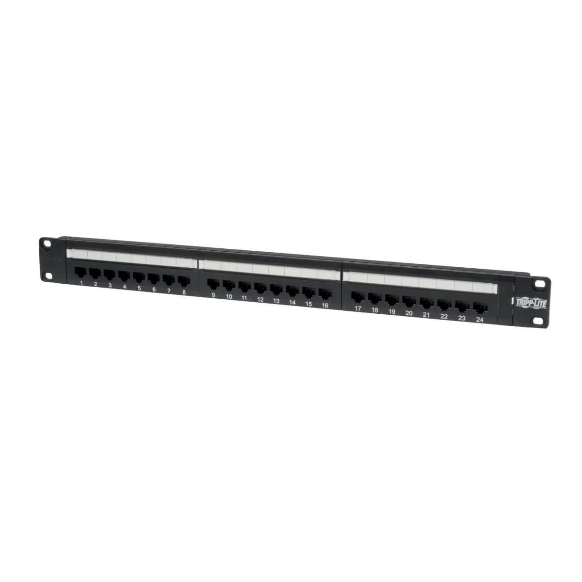 Image of Tripp Lite N252-024 24-Port 1U Rack-Mount Cat6/Cat5 110 Patch...