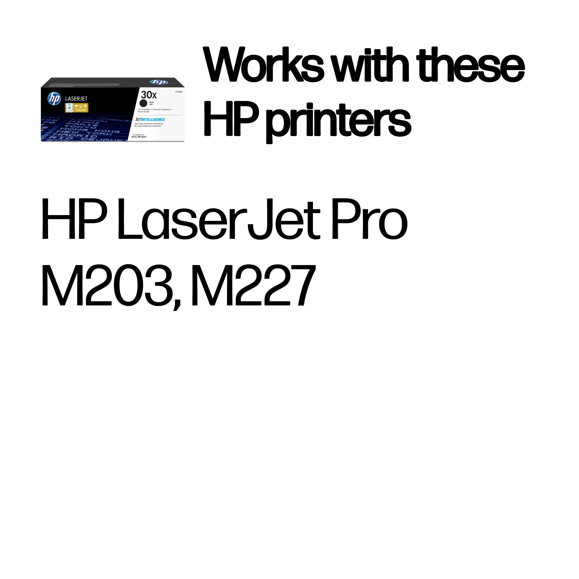 HP CF230X/30X Toner-kit, 3.5K pages ISO/IEC 19752 for HP Pro M 203