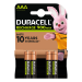 Duracell StayCharged AAA (4pcs) Rechargeable battery Nickel-Metal Hydride (NiMH)