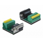 DeLOCK 66322 wire connector 1 x serial Sub-D 9, 1 x 9 pin Black, Green, Silver, Yellow