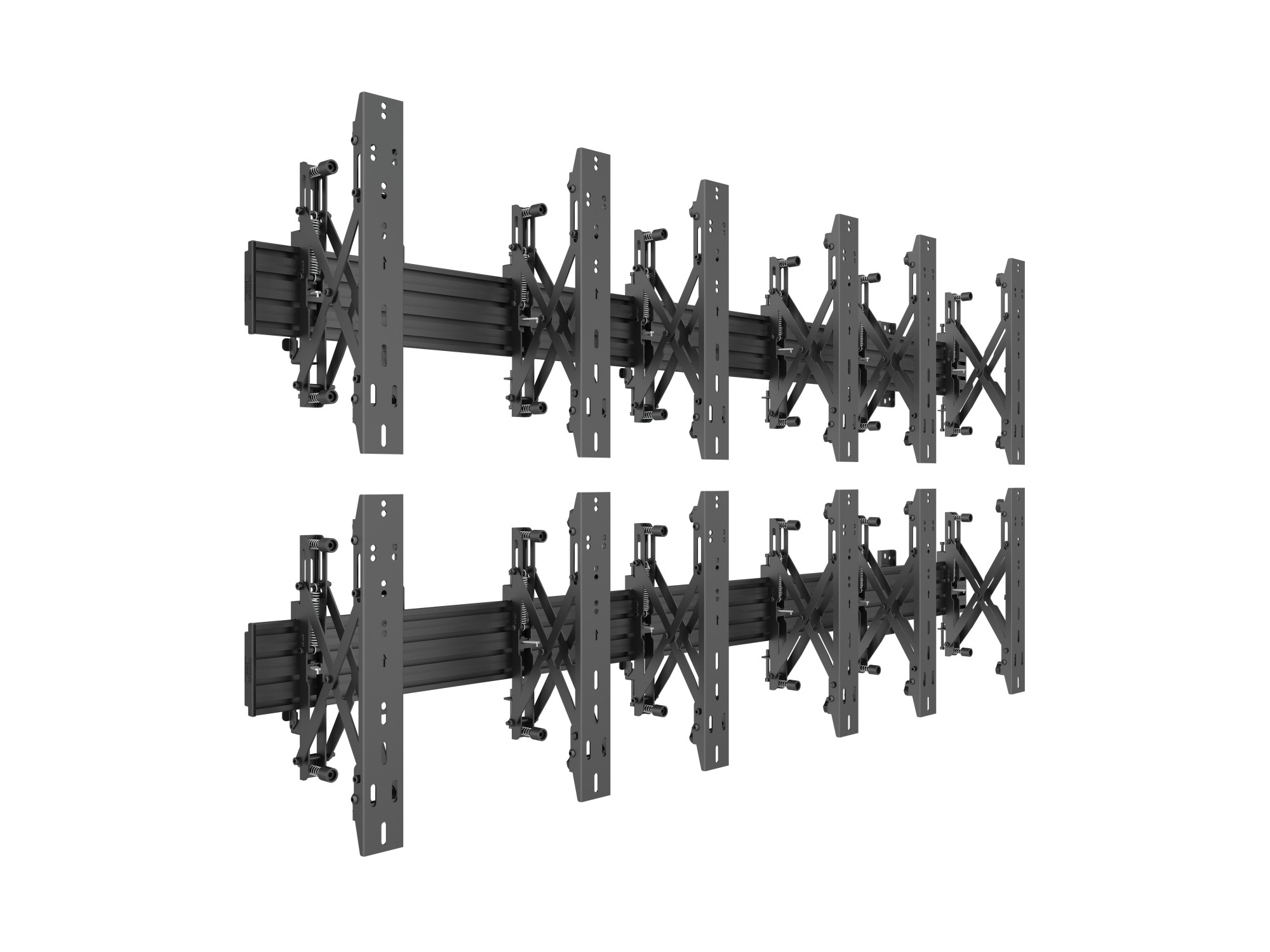 Multibrackets M Wallmount Pro MBW3x2UP Push In Pop Out Black