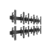 Multibrackets M Wallmount Pro MBW3x2UP Push In Pop Out Black