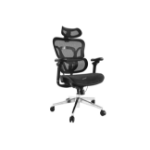 Equip Ergonomic Premium Office Chair with Headrest and Armrests, Black