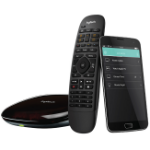 Logitech Harmony Companion remote control IR Wireless Audio, DVR, Home cinema system, PC, Smartphone, Tablet Press buttons