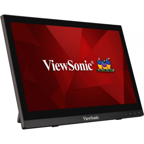 Viewsonic TD1630-3 touch screen monitor 40.6 cm (16&quot;) 1366 x 768 pixels Tabletop Black