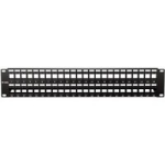 D-Link PATCH PANEL CAT5E, CAT6 UTP 48PORT, UNLOADED, 2U, BLACK