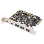 Digitus PCIe card 2x USB-C + 3x USB A