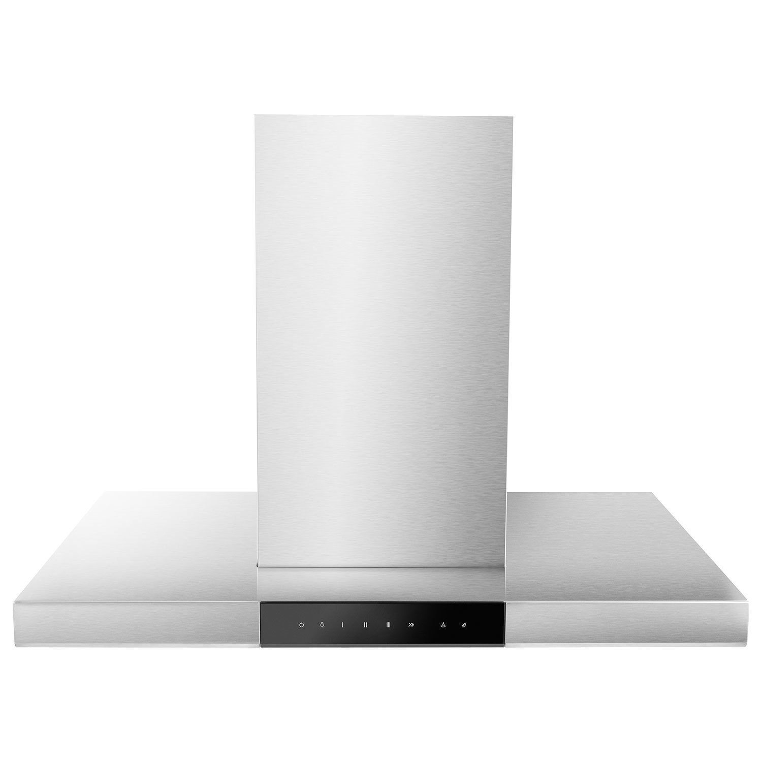 electriQ 90cm Island Hood with Hob to Hood Connection - Stainless Stee